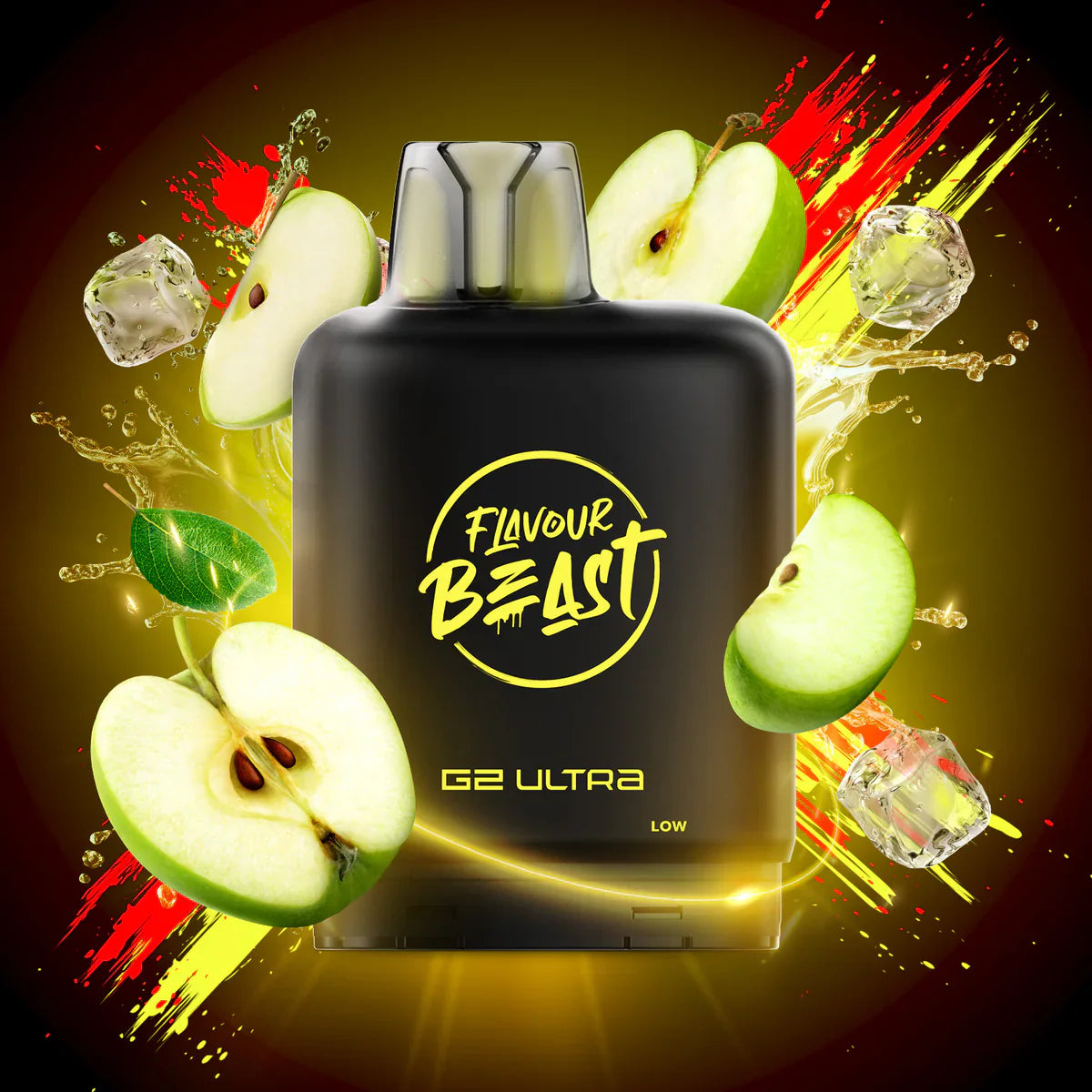 Flavour Beast Level X G2 Ultra Pod Iced - Chuggin Apple Canada D