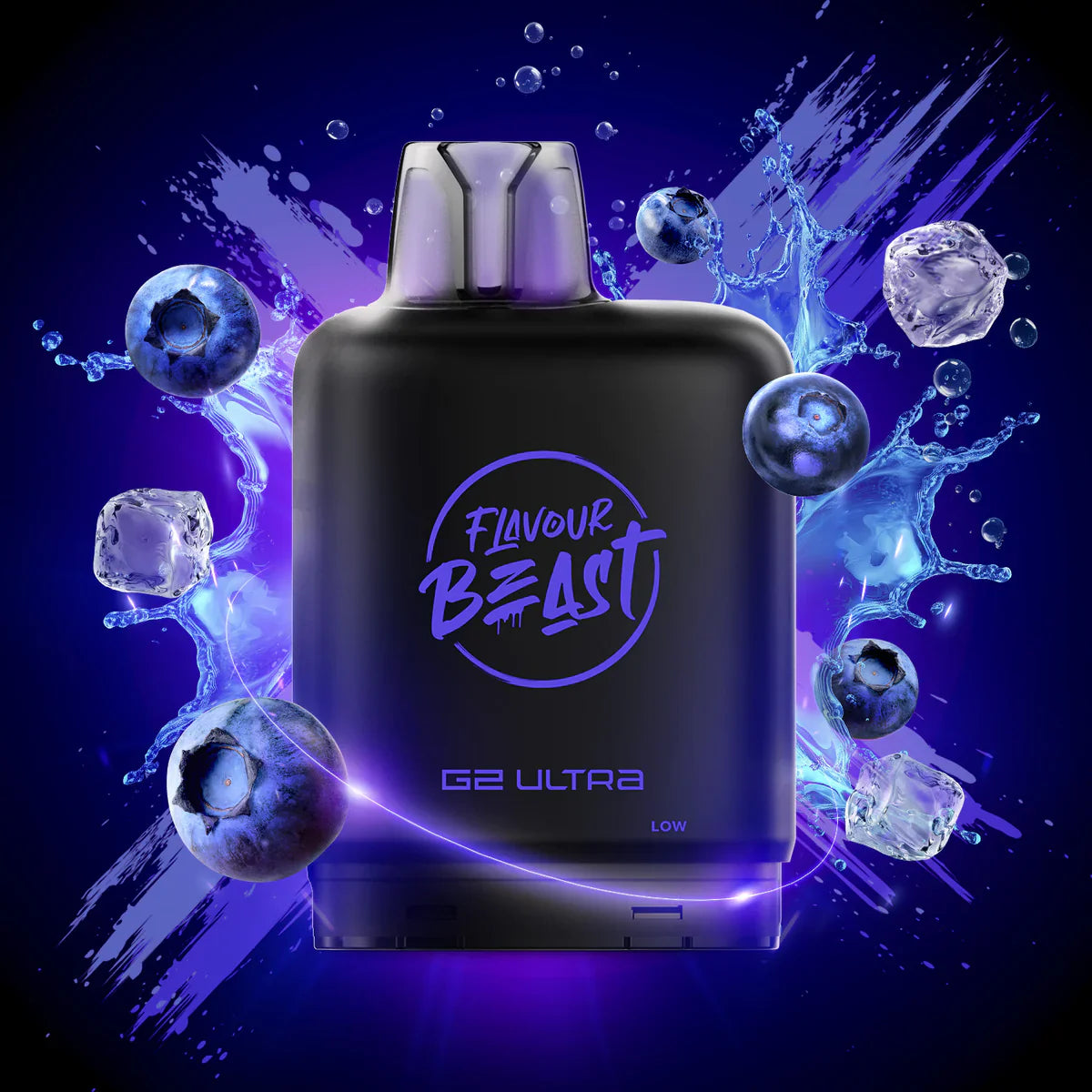 Flavour Beast Level X G2 Ultra Pod Iced - Chuggin Blueberry Fizz