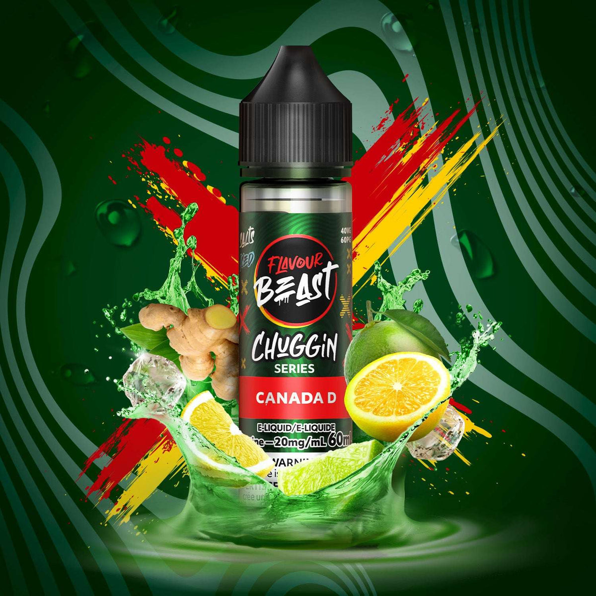 cbd vape juice canada Flavour Beast Iced Chuggin Series 60mL Flavor:Grape Icy (5% Nicotine) at The Mint - ap2 kit