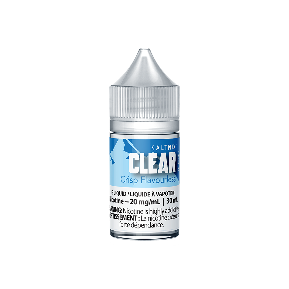 Clear Crisp Flavourless MAX 30mL salt nic e-liquid