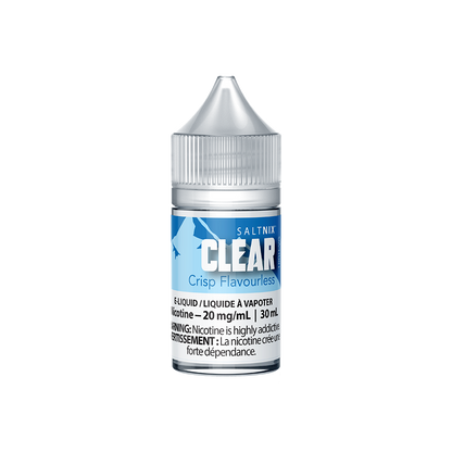 Clear Crisp Flavourless MAX 30mL salt nic e-liquid
