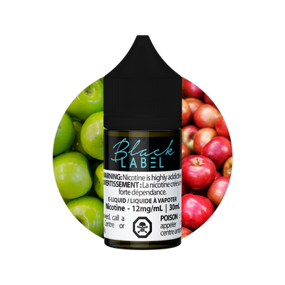 Black Label Double Apple 30mL freebase e-liquid