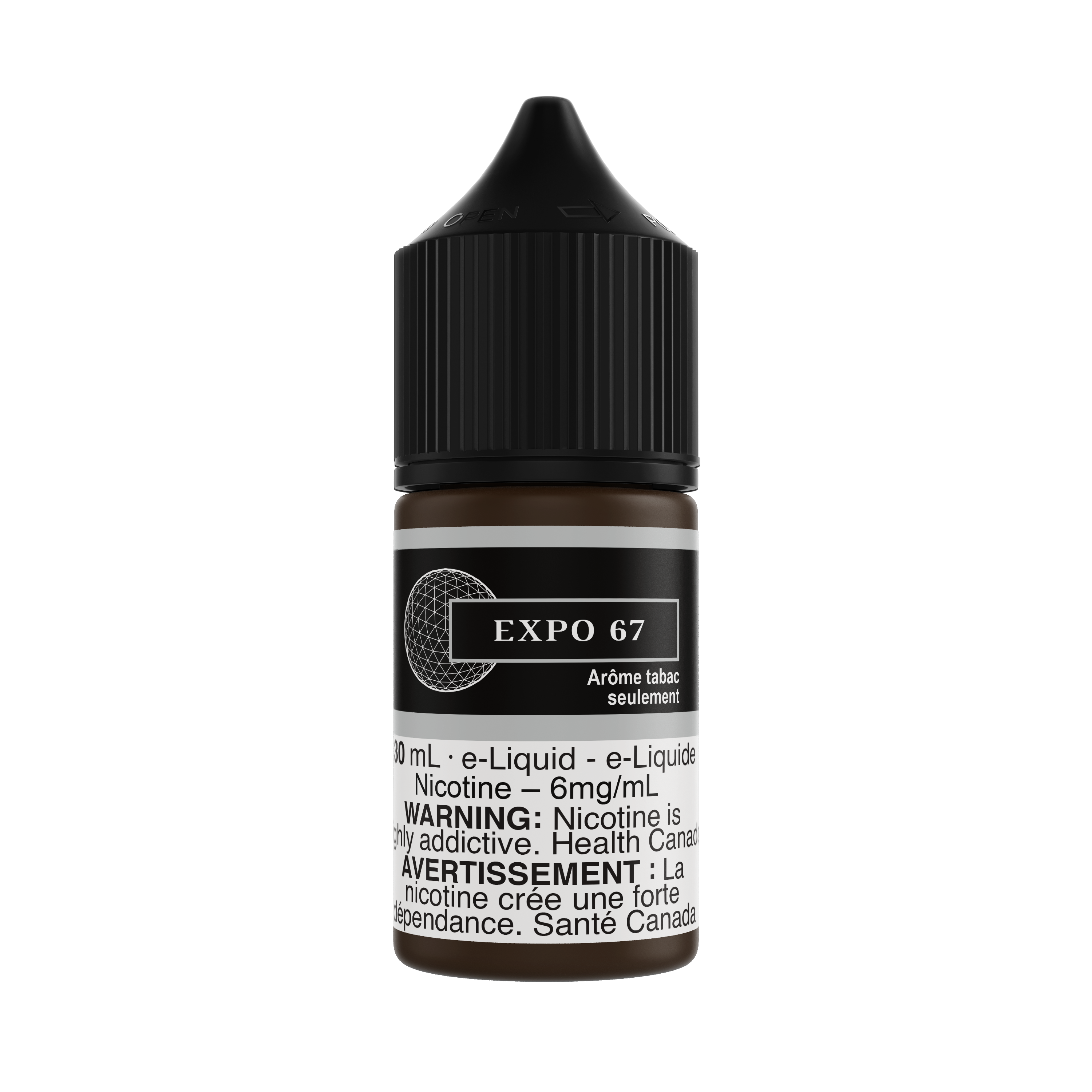 MTL Original Freebase 50/50 e-liquid, 30mL bottle, smooth Montreal-inspired blend for mouth-to-lung vaping.