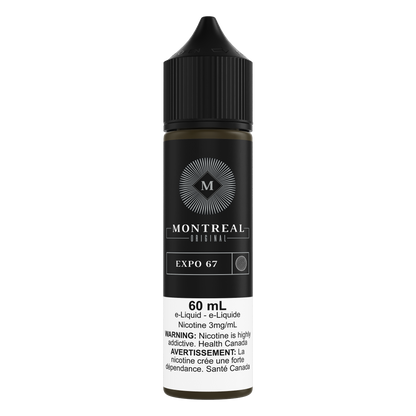 MTL Original Freebase 50/50 e-liquid, 60mL bottle, smooth Montreal-inspired blend for mouth-to-lung vaping.
