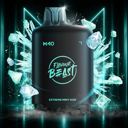 Flavour Beast Level X M Series 40mL Pod Extreme Mint - Supa Vapes