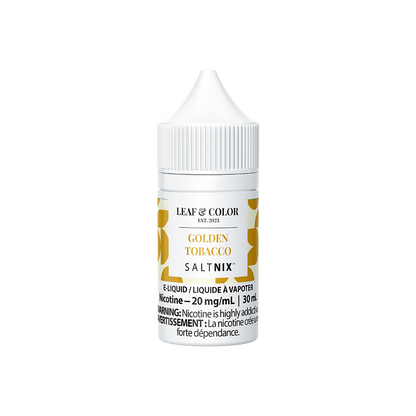 Leaf & Color Golden Tobacco 30mL salt nic e-liquid