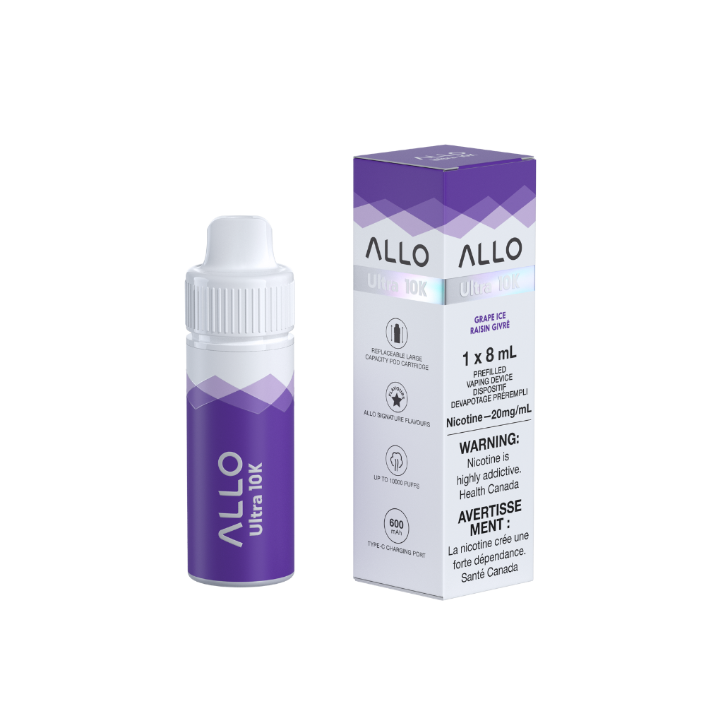Allo Ultra 10K Hybrid Disposable Grape Ice