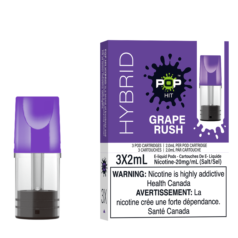 Pop Pods Grape Rush Ice STLTH-compatible pods 5-pack