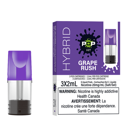 Pop Pods Grape Rush STLTH-compatible pods 5-pack