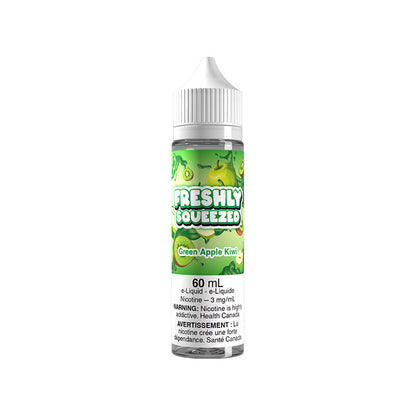 Freshly Squeezed Freebase 60mL — Green Apple Kiwi
