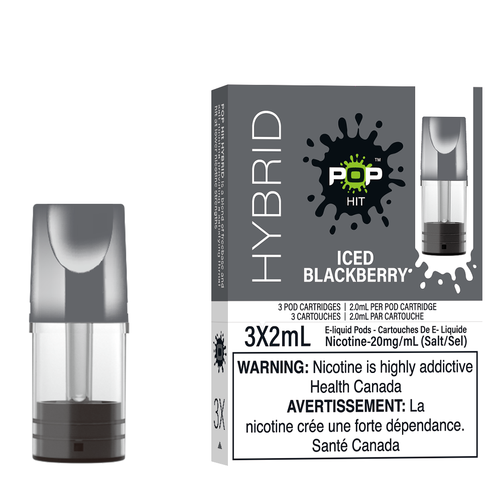 Pop Pods Iced Blackberry STLTH-compatible pods 5-pack