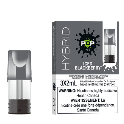 Pop Pods Iced Blackberry STLTH-compatible pods 5-pack