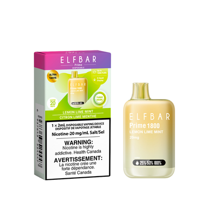 Elf Bar Prime 1800 - Lemon Lime Mint
