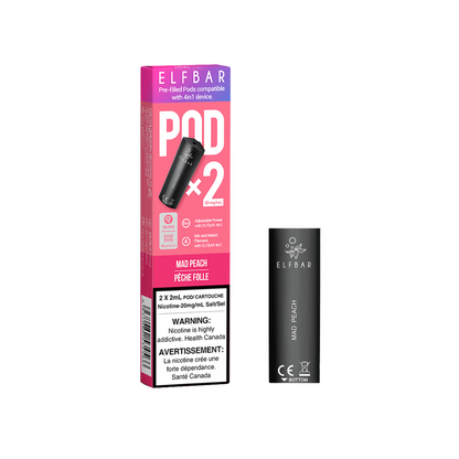 Elf Bar 4in1 Closed Pods Mad Peach