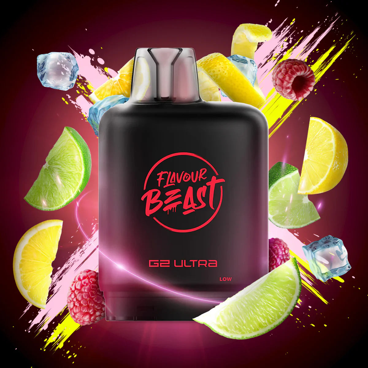 Flavour Beast Level X G2 Ultra Pod Iced - Mtn Citrus Raspberry