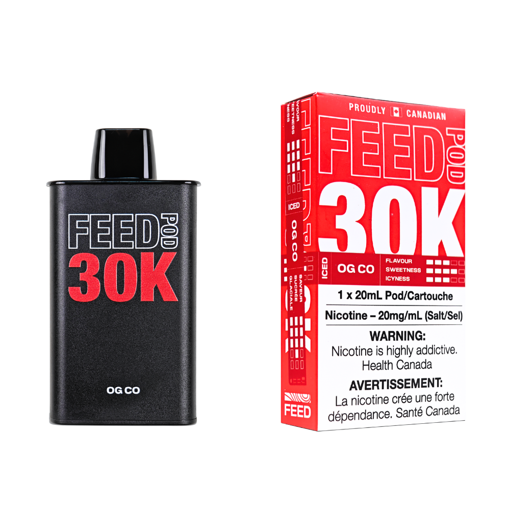 FEED 30K OG CO Brisky Classic Red pre-filled pods 5-pack