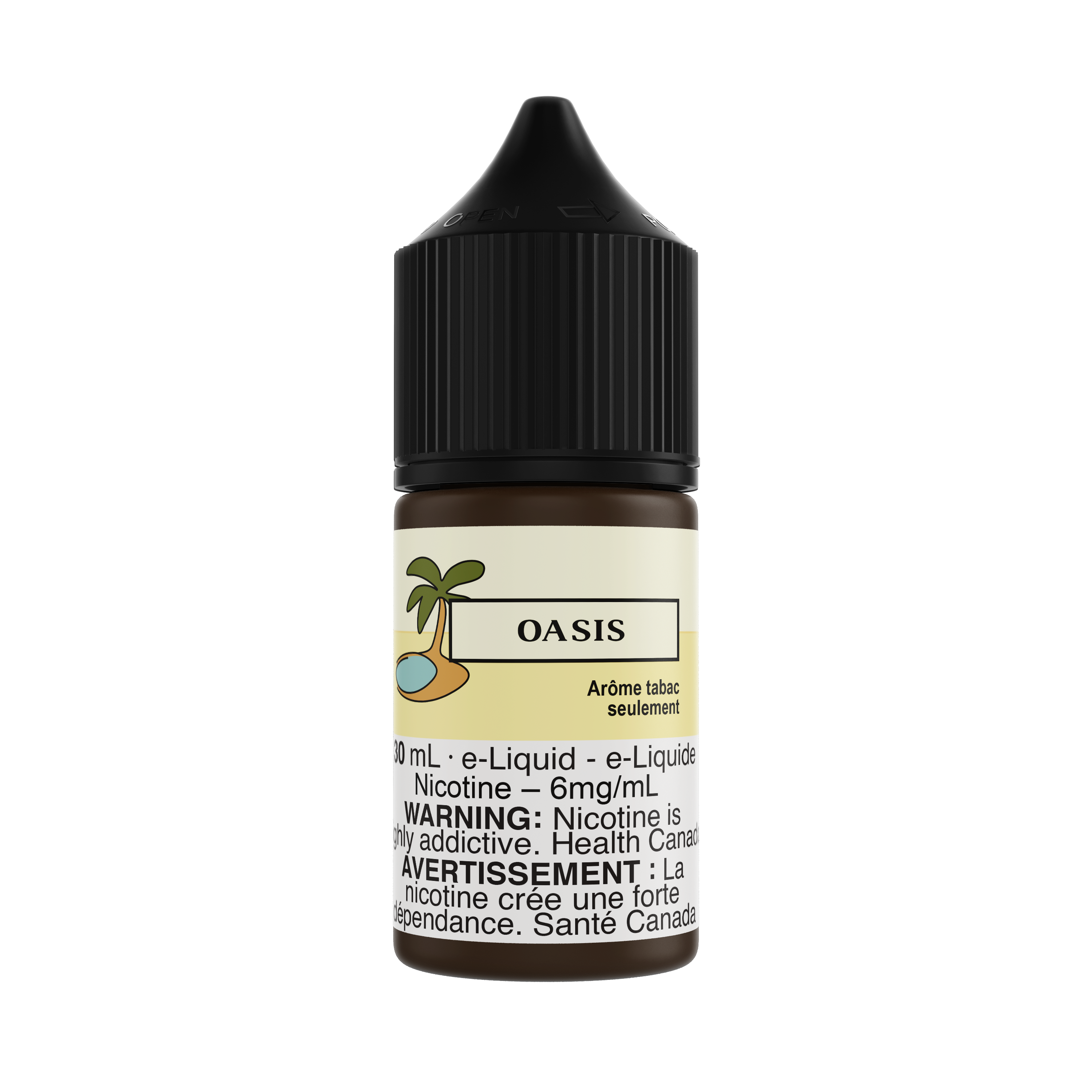 MTL Original Freebase 50/50 e-liquid, 30mL bottle, smooth Montreal-inspired blend for mouth-to-lung vaping.