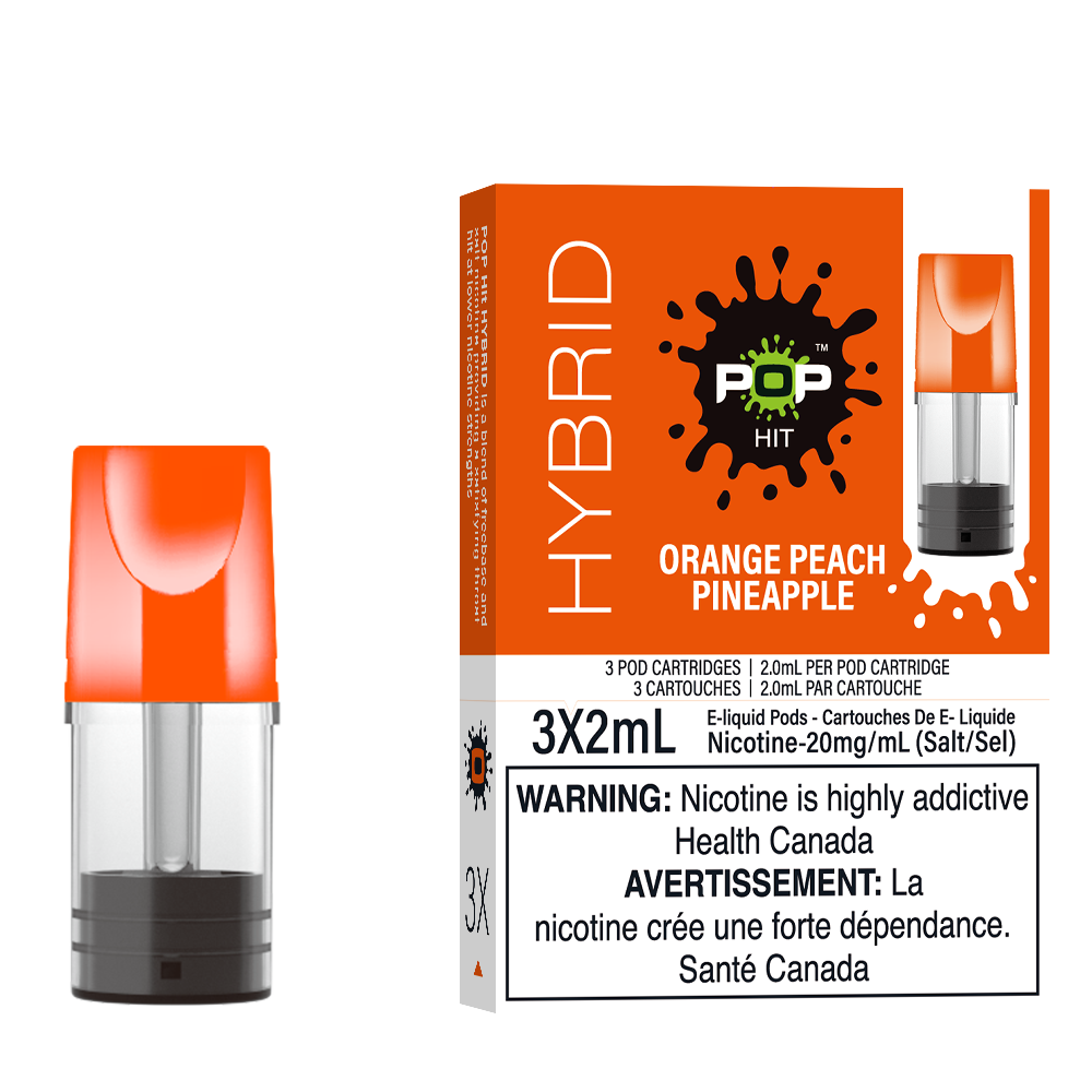 Pop Pods Orange Peach Pineapple STLTH-compatible pods 5-pack
