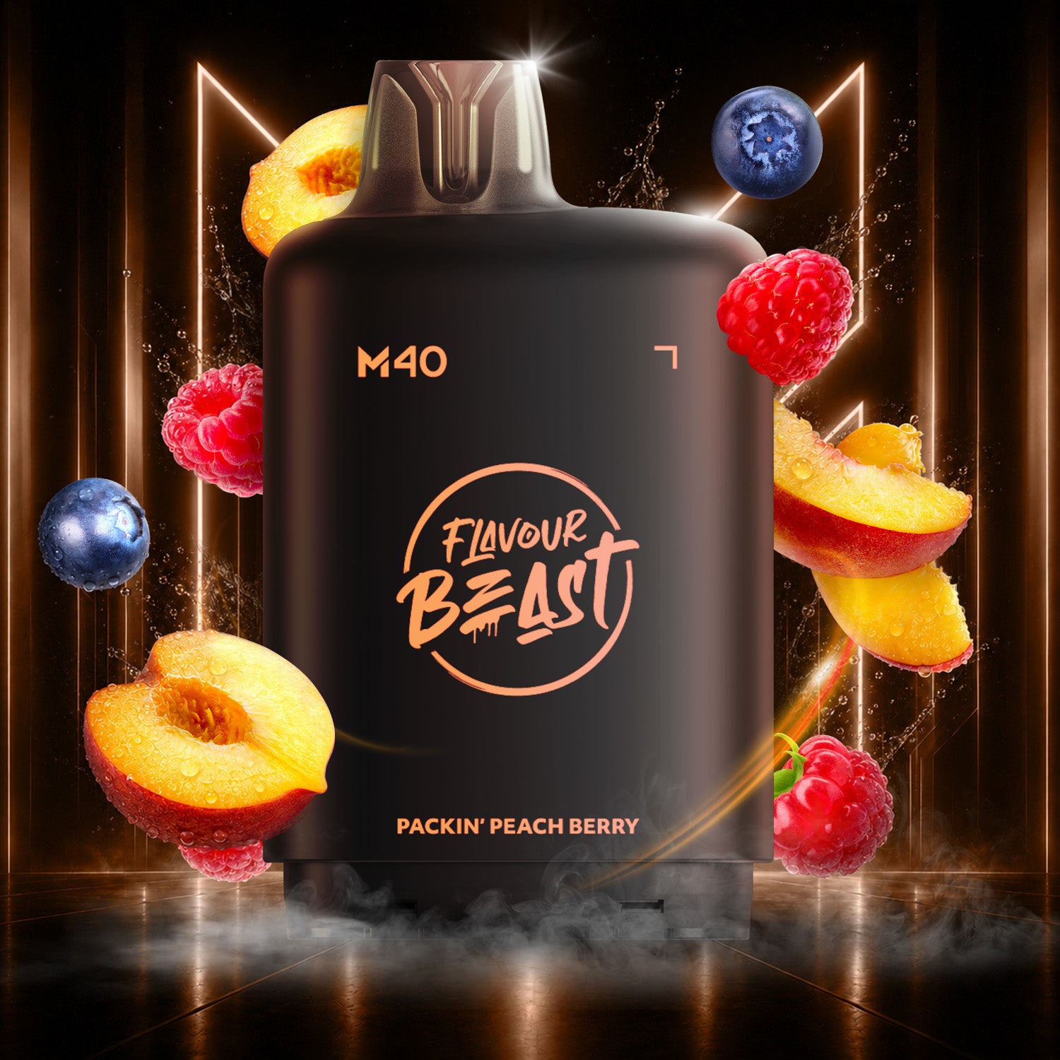 Flavour Beast Level X M Series 40mL Pod Packin' Peach Berry - Supa Vapes