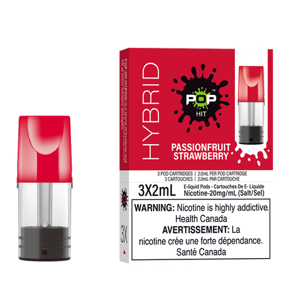 Pop Pods Passionfruit Strawberry STLTH-compatible pods 5-pack