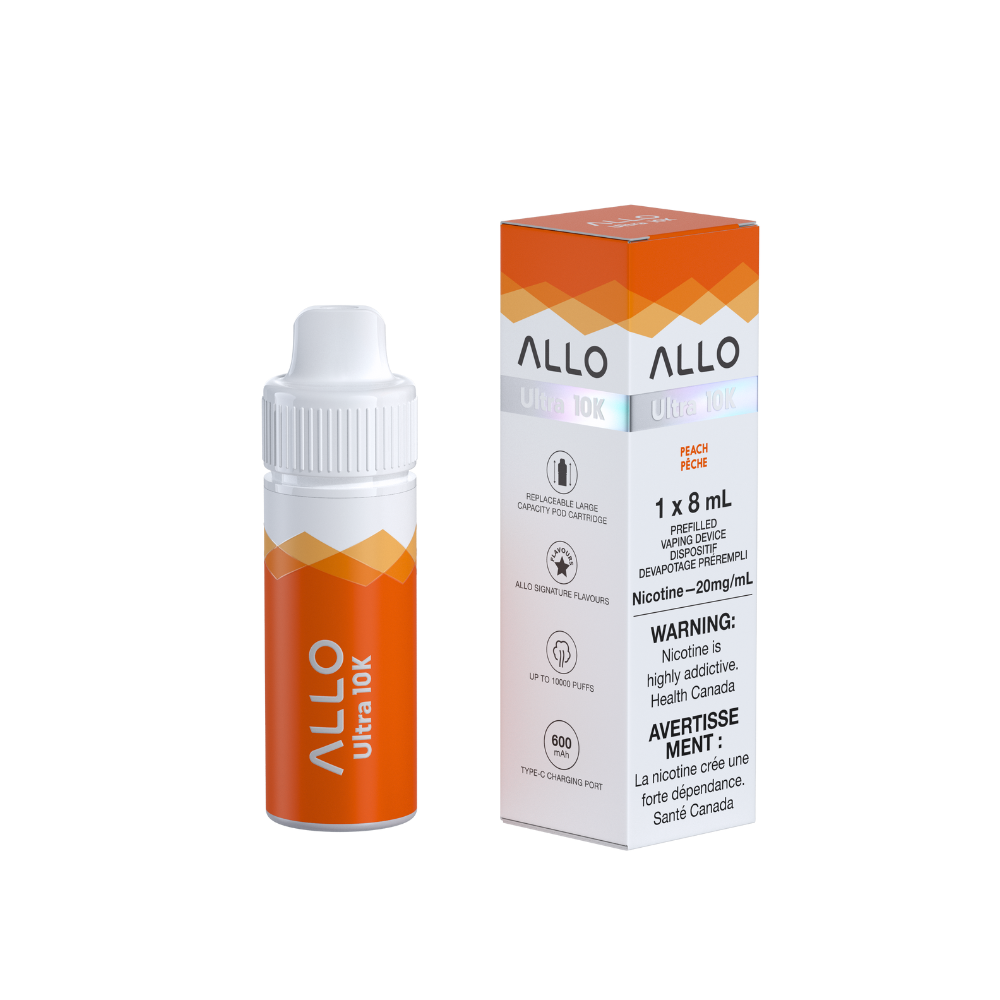 Allo Ultra 10K Hybrid Disposable Peach