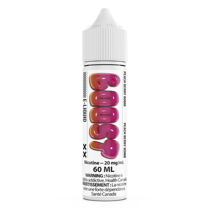 Gummy BOOST Peach Berry Bomb 60mL salt nic e-liquid
