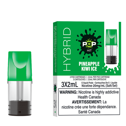 Pop Pods Pineapple Kiwi Ice STLTH-compatible pods 5-pack