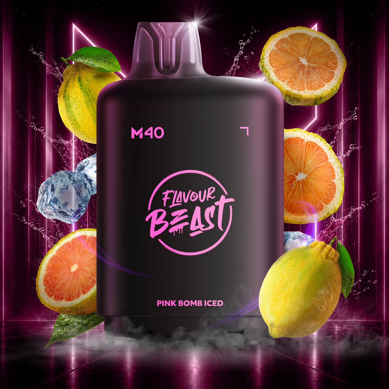 Flavour Beast Level X M Series 40mL Pod Pink Bomb Iced - Supa Vapes