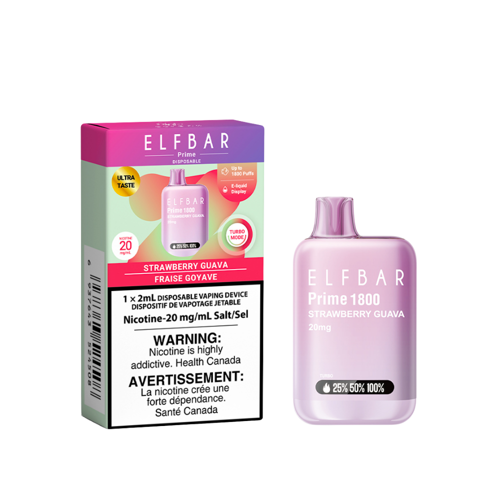 Elf Bar Prime 1800 - Raspberry Peach