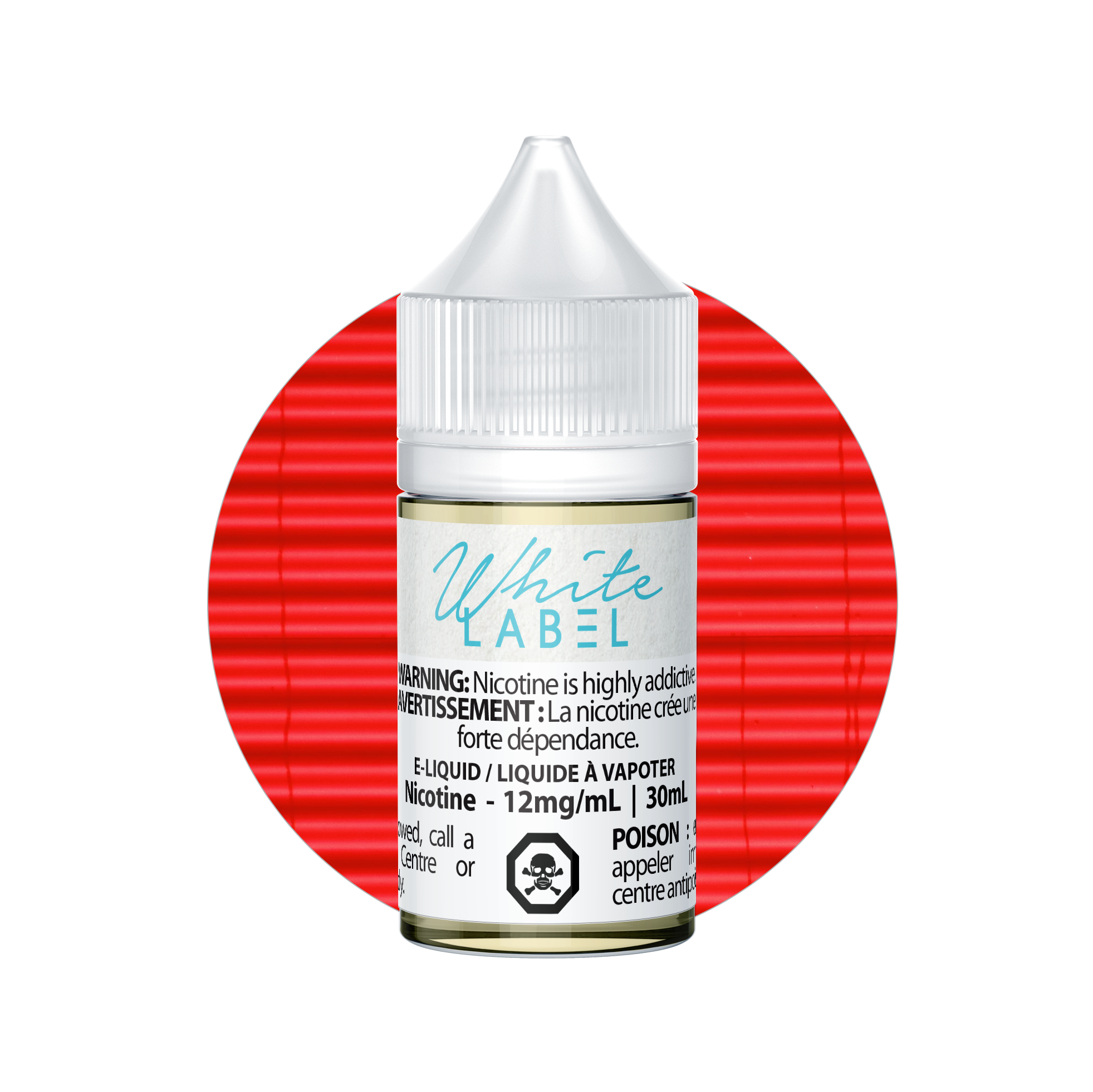 White Label Red 30mL freebase e-liquid