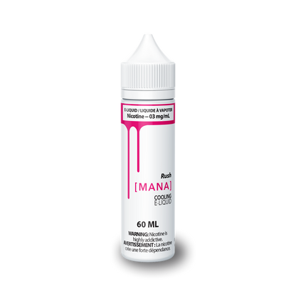 Mana Rush Salt Nic E-Liquid 60mL bottle