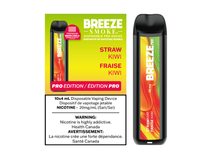 Breeze Pro 20mg Disposable Vape - Strawberry Kiwi
