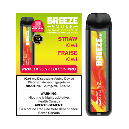 Breeze Pro S50 4mL Disposable Vape - Strawberry Kiwi
