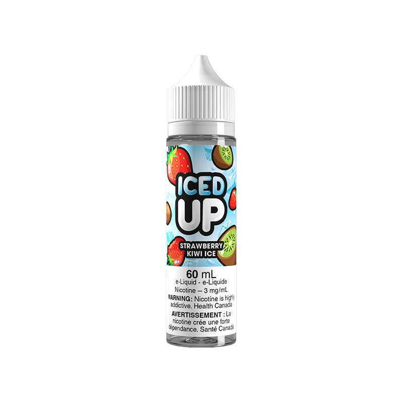 Iced Up Freebase 60mL — Strawberry Kiwi Ice