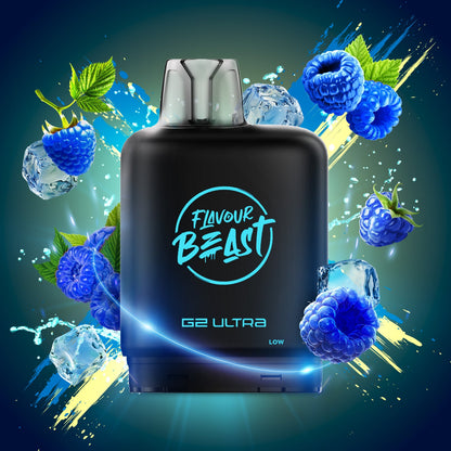 Flavour Beast Level X G2 Ultra Pod Iced - Super S. Blue Razz Iced