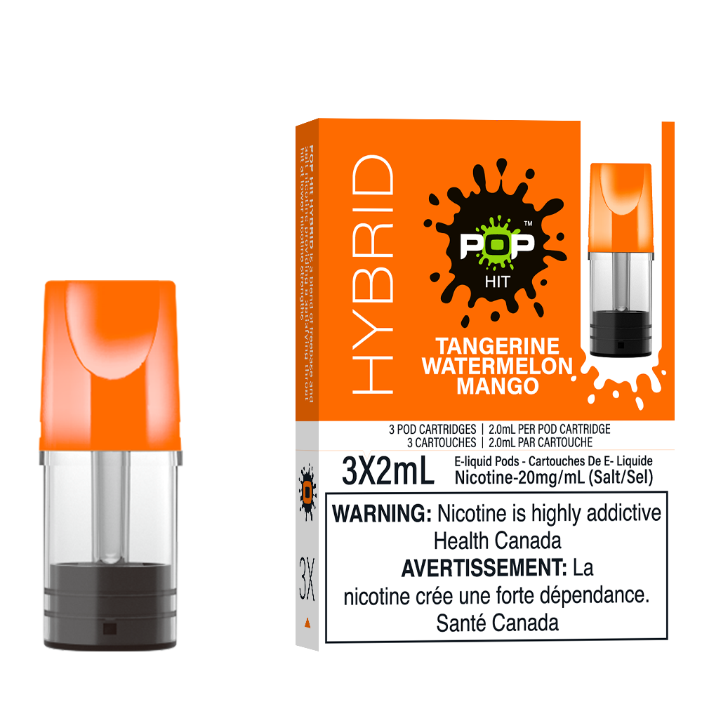 Pop Pods Tangerine Watermelon Mango STLTH-compatible pods 5-pack