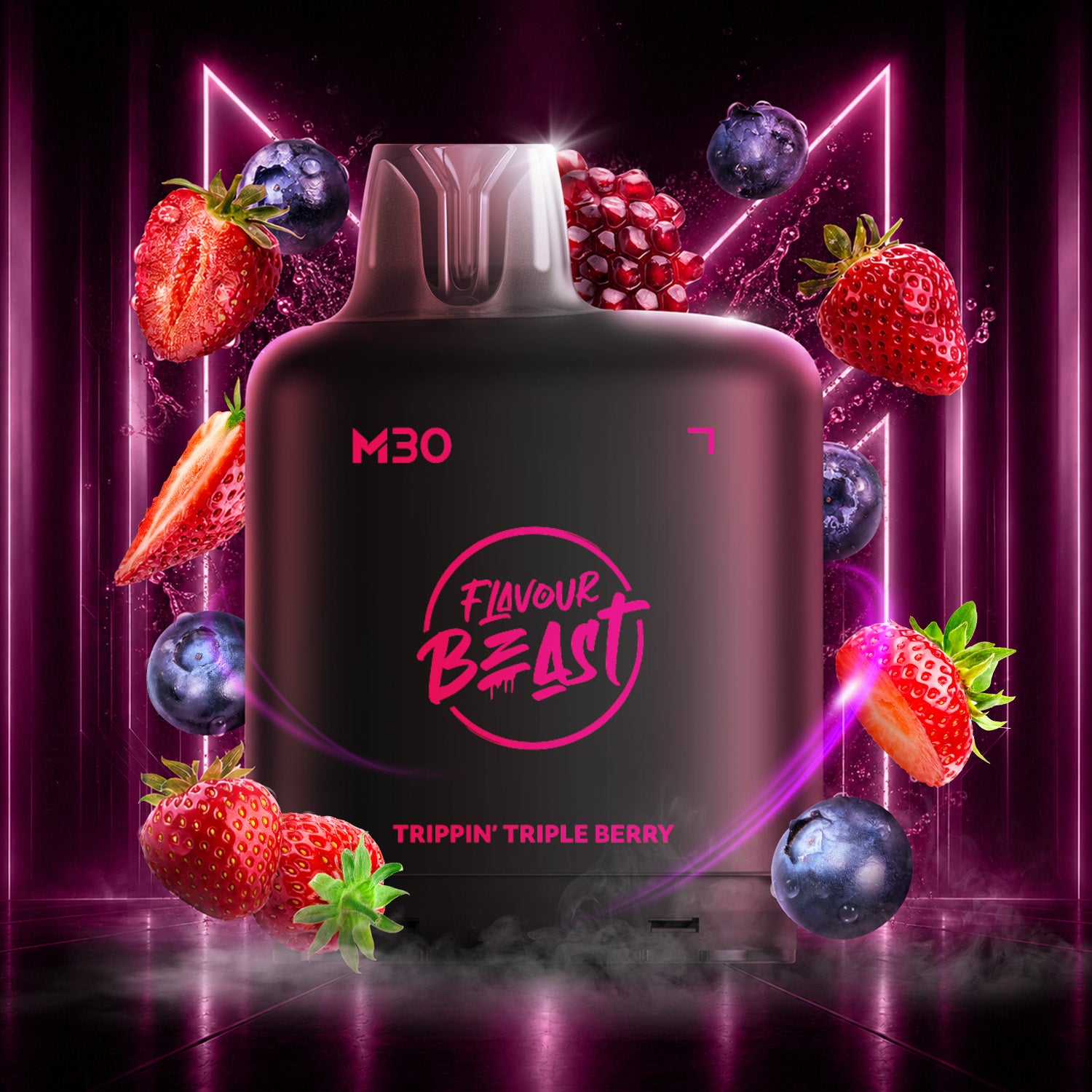 Flavour Beast Level X M Series 30mL Pod Trippin' Triple Berry - Supa Vapes