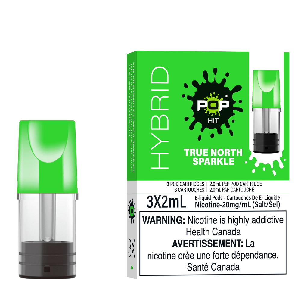 Pop Pods True North Sparkle STLTH-compatible pods 5-pack