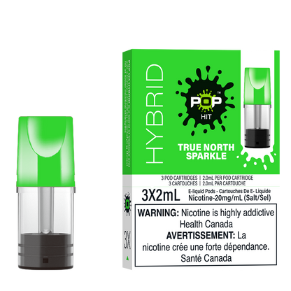 Pop Pods True North Sparkle STLTH-compatible pods 5-pack