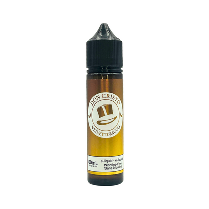 Don Cristo Velvet Tobacco Freebase 60mL Tobacco E-Juice bottle