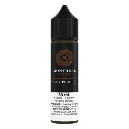 MTL Original Freebase 50/50 e-liquid, 60mL bottle, smooth Montreal-inspired blend for mouth-to-lung vaping.
