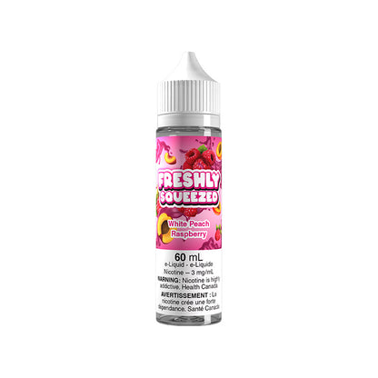Freshly Squeezed Freebase 60mL — White Peach Raspberry