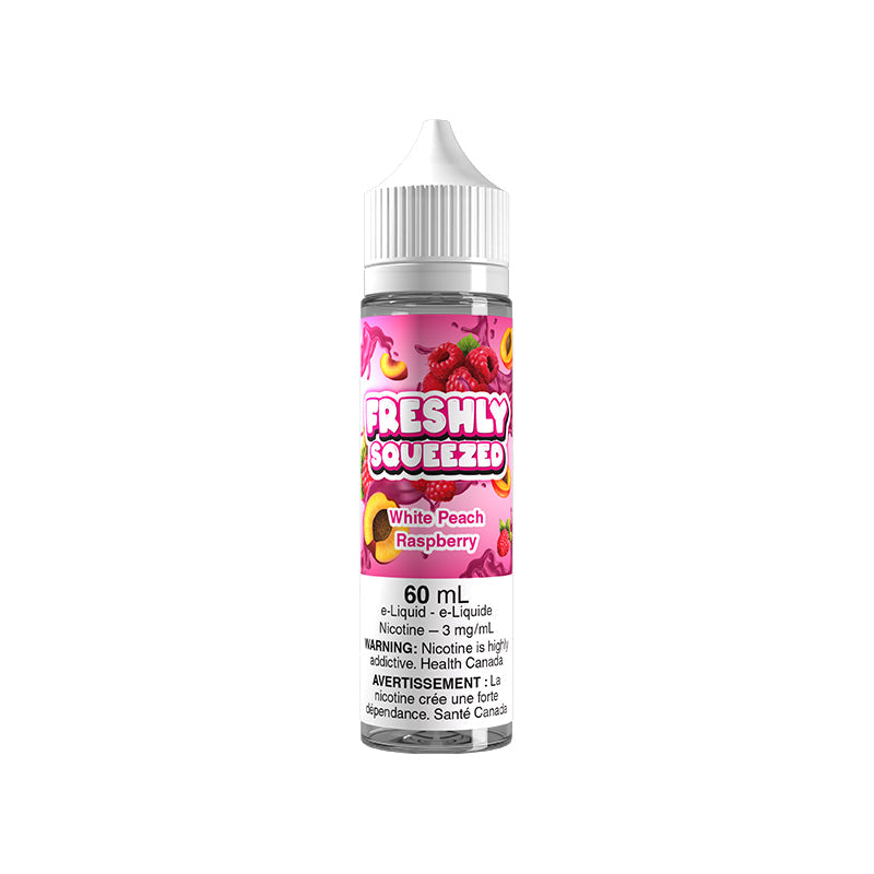 Freshly Squeezed Freebase 60mL — White Peach Raspberry