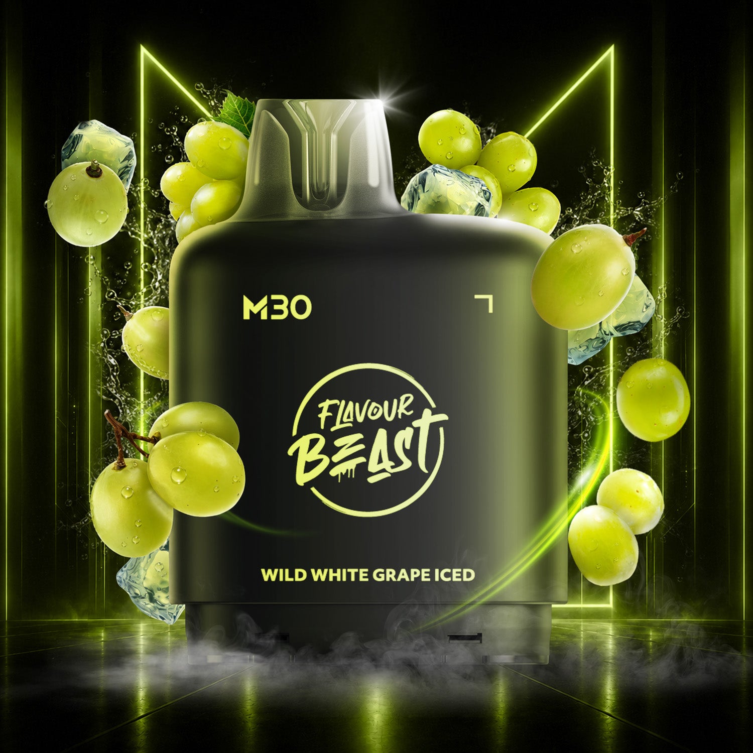 Flavour Beast Level X M Series 30mL Pod Wild White Grape Iced - Supa Vapes