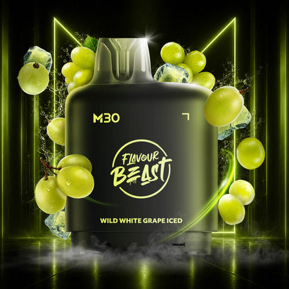 Flavour Beast Level X M Series 30mL Pod Wild White Grape Iced - Supa Vapes