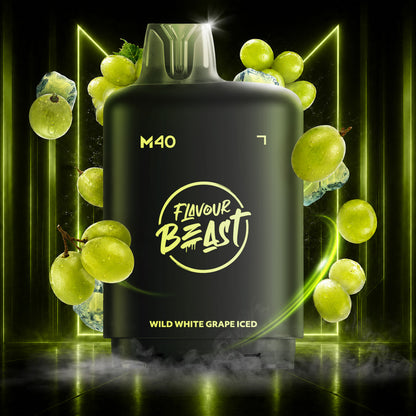 Flavour Beast Level X M Series 40mL Pod Wild White Grape Iced - Supa Vapes
