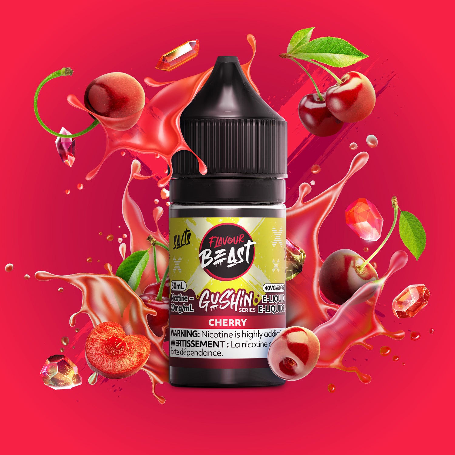 Flavour Beast Gushin Salt E-Liquid (30mL) | Iconic Candy Flavours