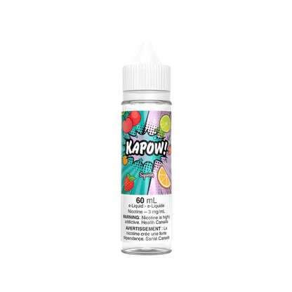 KAPOW! e-liquid - PIXI 0mg - premium freebase vape juice available in Hawkesbury, Ottawa, and across Ontario.