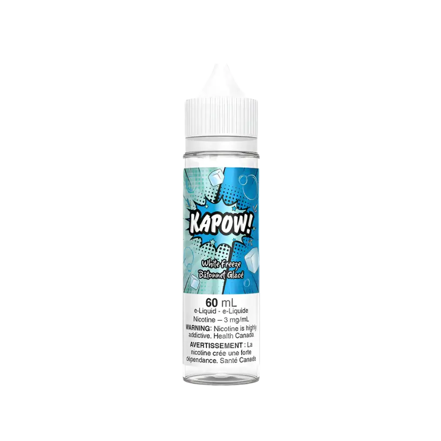 KAPOW! Melonz flavour e-juice, 0mg nicotine, refreshing fruity vape experience, popular among vapers in Ontario and Quebec