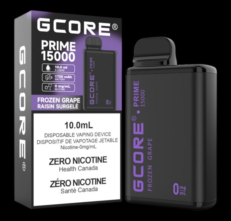 Frozen Grape GCORE PRIME 15000 Disposable – Zero Nic